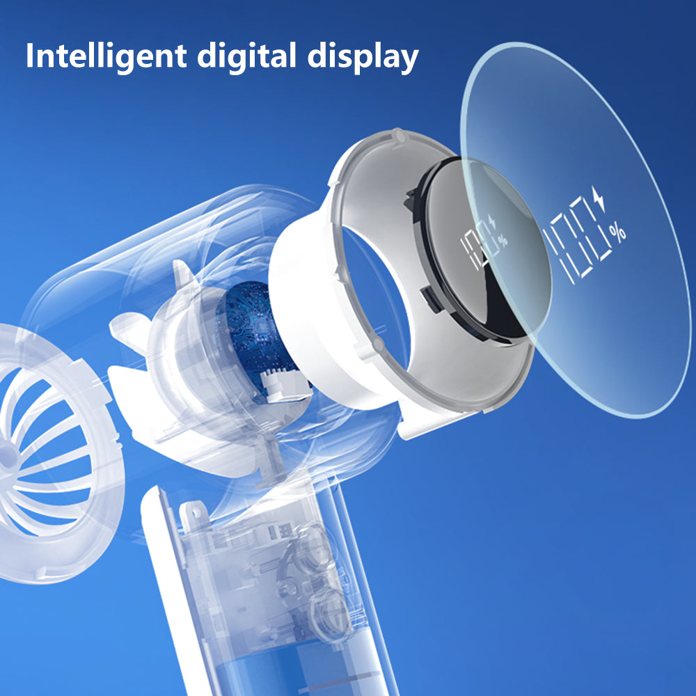 Y26 Rechargeable Summer Cooling Fan 100 Wind Speeds Digital Display Turbine Handheld Fan Y26 Rechargeable Summer Cooling Fan 100 Wind Speeds Digital Display Turbine Handheld Fan